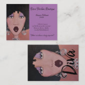 "DIVA Mode Boutique" Visitekaartje (Voorkant / Achterkant)