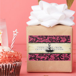 Diva Mode Sticker Oranje Retro Stippen