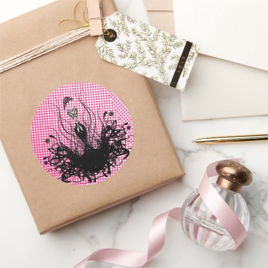 Diva Mode Sticker - Raspberry Hot Pink (Geschenken)