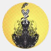 Diva Mode Sticker - Sinaasappel (Voorkant)