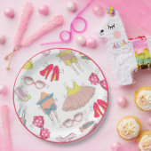 Diva Mode Stilettos Waterverf Party Papieren Bordje (Feest)