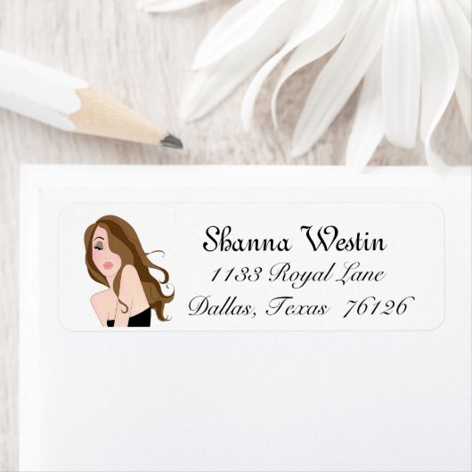 Diva of a Address Label (Insitu)