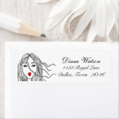 Diva of a Address Label (Insitu)