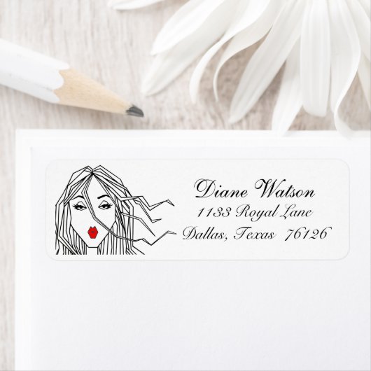 Diva of a Address Label (Insitu)