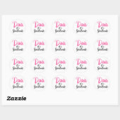 "DIVA of a Afstuderen" Ronde Sticker (Vel)