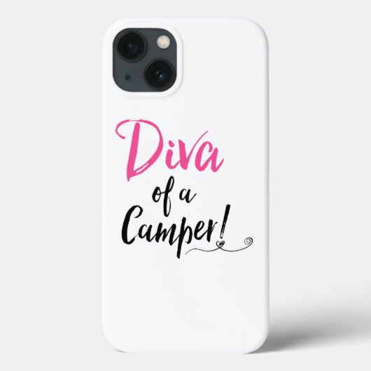 "Diva of a Camper!" Case-Mate iPhone Case (Achterkant)