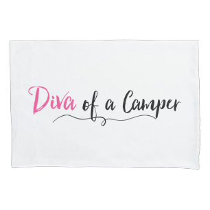 Diva of a Camper Kussensloop