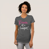 "Diva of a Camper!" T-shirt (Voorkant volledig)