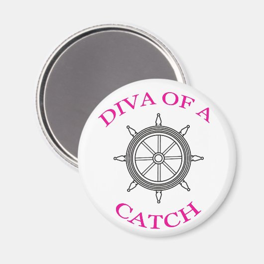 Diva of a Catch Magneet (Voorkant / Achterkant)
