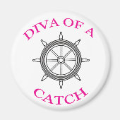 Diva of a Catch Magneet (Voorkant)