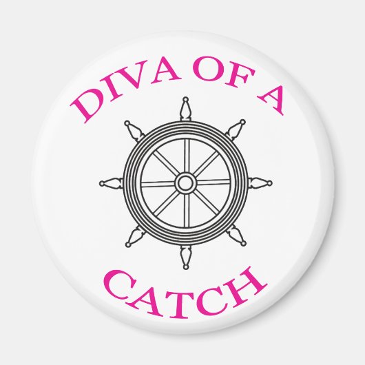 Diva of a Catch Magneet (Voorkant)