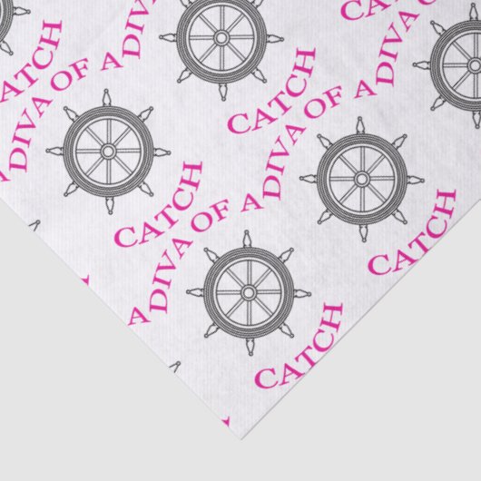 Diva of a Catch Tissuepapier (Detail)