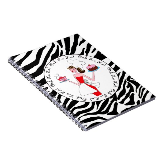 Diva of a Cook - "Ooh La La La!" - Spiral Notitieb Notitieboek (Rechterzijde)