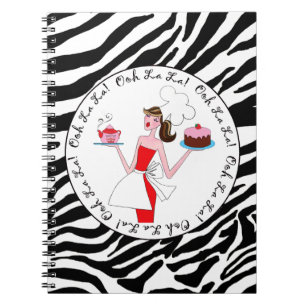 Diva of a Cook - "Ooh La La La!" - Spiral Notitieb Notitieboek