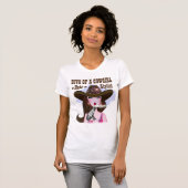 Diva of a Cowgirl "Hair Stylist" T-shirt (Voorkant volledig)