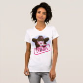 Diva of a Cowgirl T-shirt (Voorkant volledig)