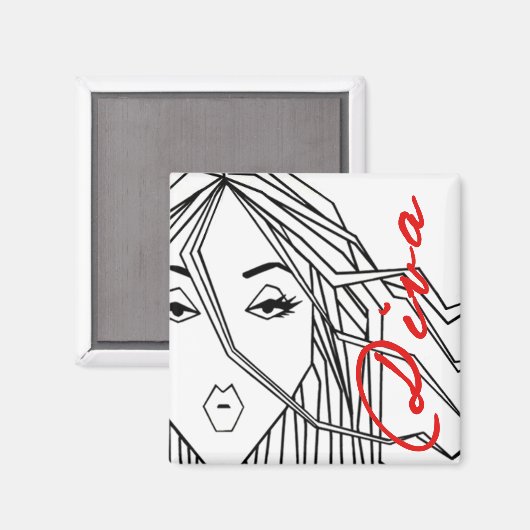 Diva of a Magnet (Voorkant / Achterkant)