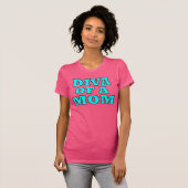 "DIVA OF A Mam" T-Shirt (Voorkant volledig)