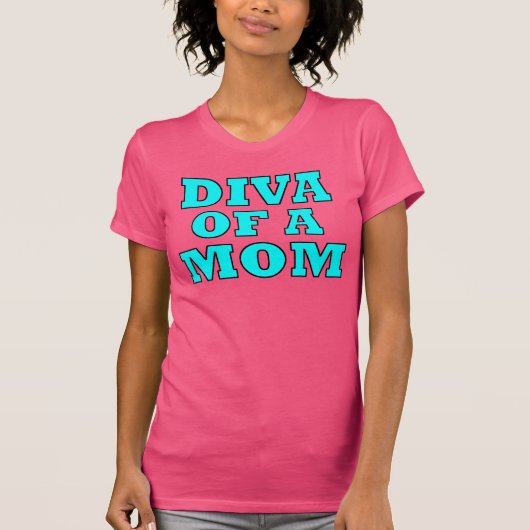 "DIVA OF A Mam" T-Shirt (Voorkant)