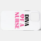 "Diva of a Nurse" Case-Mate iPhone Case (Achterkant (horizontaal))