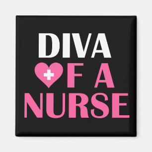 "DIVA OF A NURSE" MAGNEET