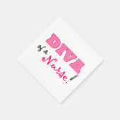 "DIVA of a Nurse" Papier Napkins Servet (Hoek)