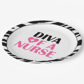 "DIVA OF A NURSE" PAPIEREN BORDJE (Gekanteld)