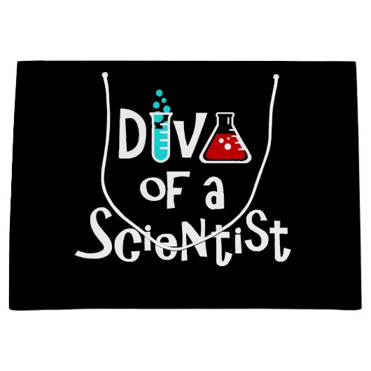 "DIVA of a Scientist" Groot Cadeauzakje (Voorkant)