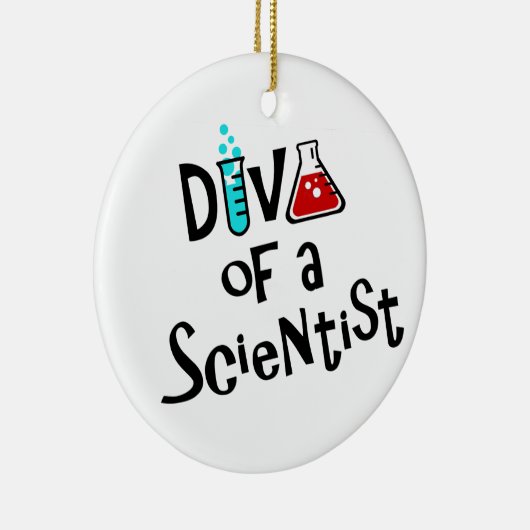 "DIVA of a Scientist" keramisch Ornament (Rechts)