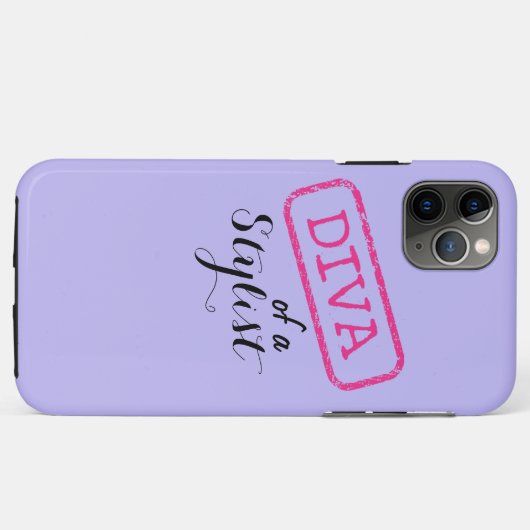 Diva of a Stylist. Case-Mate iPhone Case (Achterkant (horizontaal))