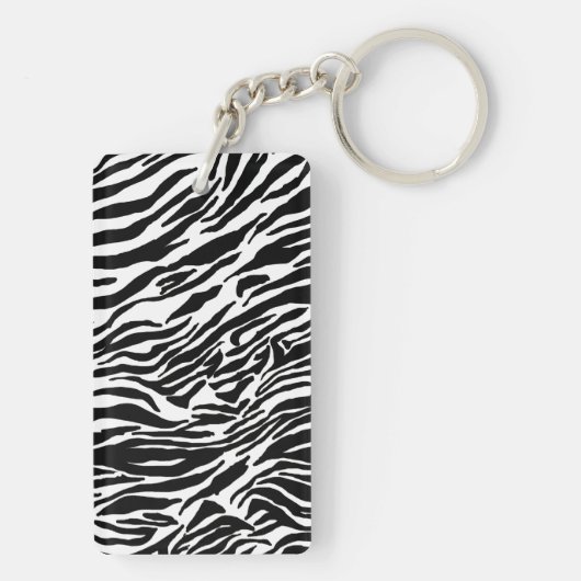 Diva of a Stylist (Dark Hair)-Sleutelhanger Sleutelhanger (achterkant)