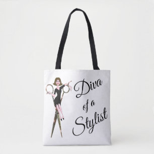 "Diva of a Stylist" Tote Bag