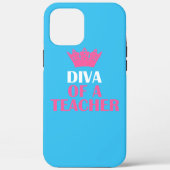 "Diva of a Teacher" Case-Mate iPhone Case (Achterkant)