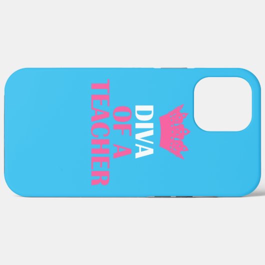 "Diva of a Teacher" Case-Mate iPhone Case (Achterkant (horizontaal))