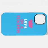 "Diva of a Teacher" iPhone Hoesje (Achterkant horizontaal)