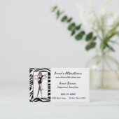 "Diva of Seamstress"-Visitekaartjes Visitekaartje (Staand voorkant)