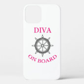 "Diva on board" Case-Mate iPhone Case (Achterkant)