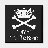 "DIVA" op het bot Magneet (Voorkant)