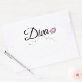 Diva Ovale Sticker (Envelop)