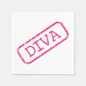 "DIVA" Papier Napkins Servet (Voorkant)
