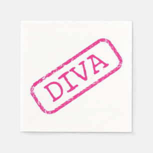"DIVA" Papier Napkins Servet