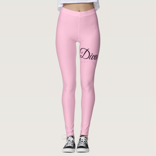 Diva Pink Leggings (Voorkant)