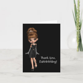 Diva Prinses Dankkaart Bedankkaart