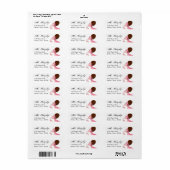 Diva Return Address Labels (Full Sheet)