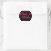 diva ronde sticker (Tas)