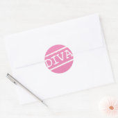 "DIVA" RONDE STICKER (Envelop)