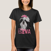 DIVA Shih Tzu T-shirt (Voorkant)