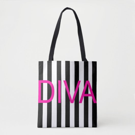 Diva Shopping Bag Tote Bag (Voorkant)