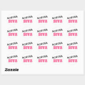 Diva Soccer Ronde Sticker (Vel)