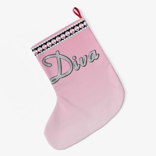 Diva Sparkle Grote Kerstsok (Achterkant (Hangend))